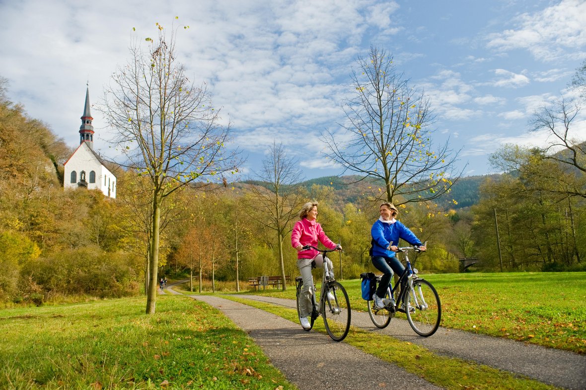 Radfahrer bei Ahrbrück Radfahrer bei Ahrbrück