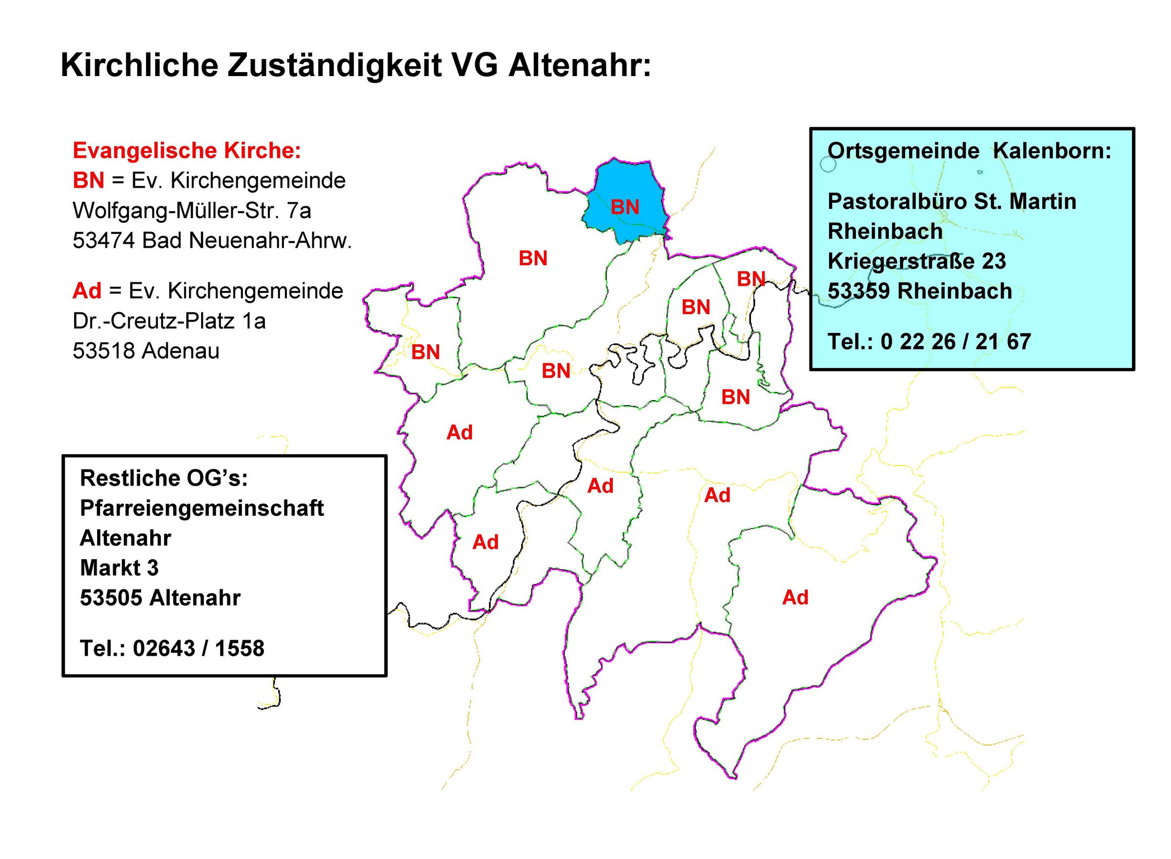 Kirchliche Zuständigkeit